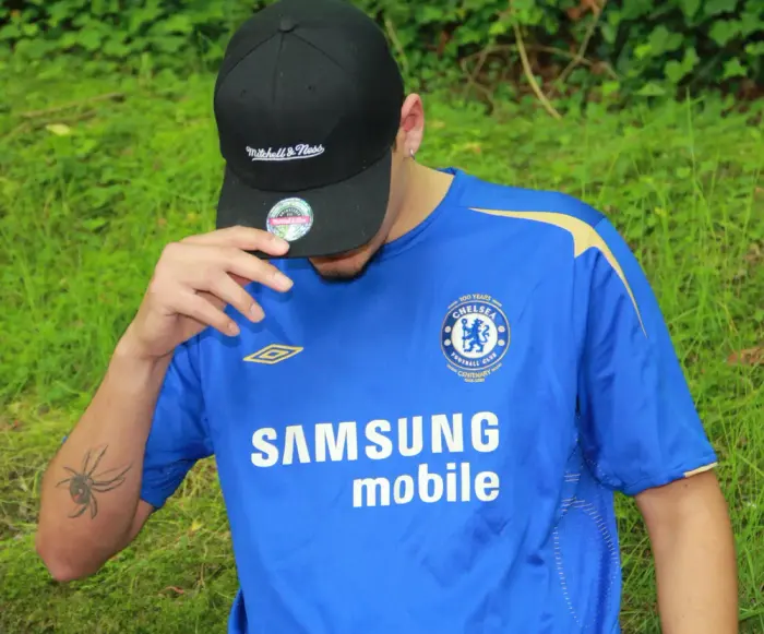 Chelsea shirt with Samsung sponsor